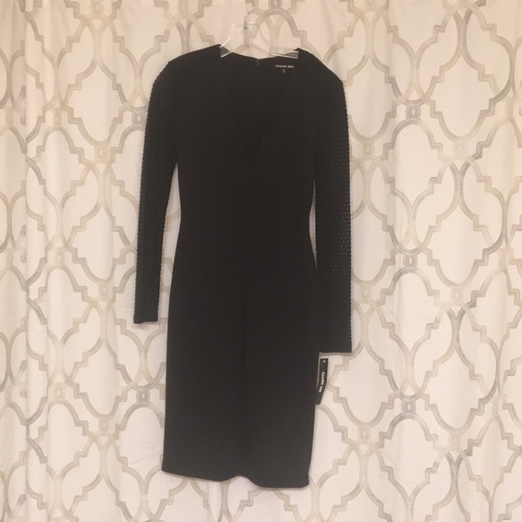 Gianni Bini Black Cocktail Dress XS - Picture 6 of 6